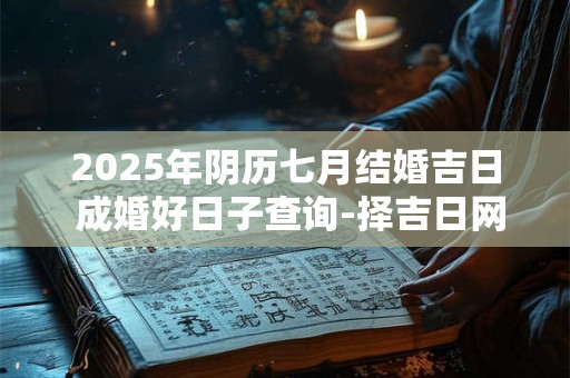 2026年阴历七月结婚吉日 成婚好日子查询-择吉日网 2026年阴历七月结婚吉日 成婚好日子查询-择吉日网