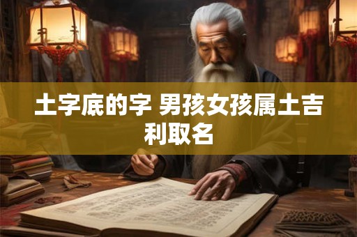 土字底的字 男孩女孩属土吉利取名