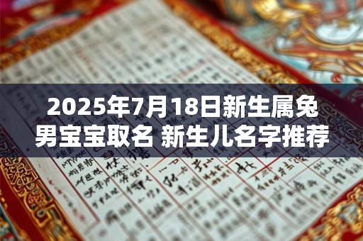 2025年7月18日新生属兔男宝宝取名 新生儿名字推荐