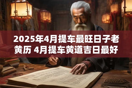 2025年4月提车最旺日子老黄历 4月提车黄道吉日最好一天