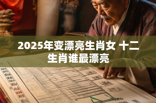 2025年变漂亮生肖女 十二生肖谁最漂亮