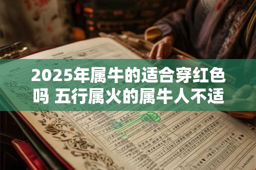 2025年属牛的适合穿红色吗 五行属火的属牛人不适合红色