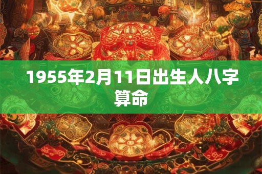 1955年2月11日出生人八字算命