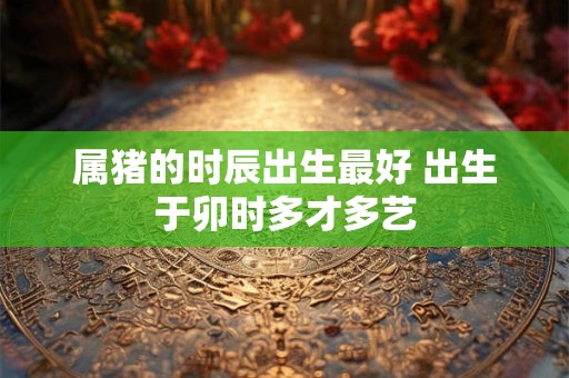 属猪的时辰出生最好 出生于卯时多才多艺
