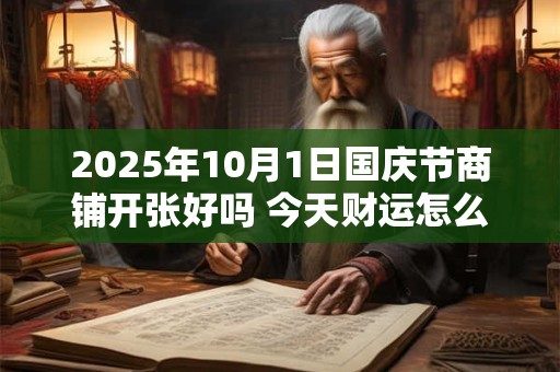 2025年10月1日国庆节商铺开张好吗 今天财运怎么样
