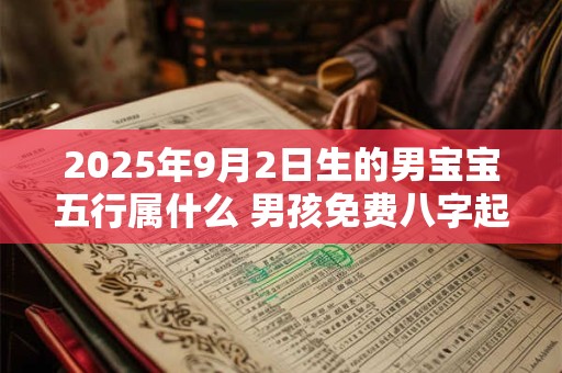 2025年9月2日生的男宝宝五行属什么 男孩免费八字起名