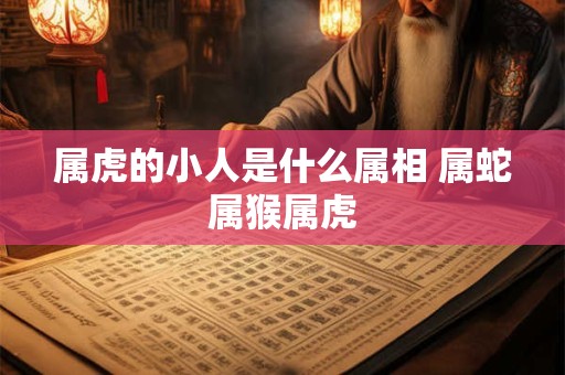 属虎的小人是什么属相 属蛇属猴属虎