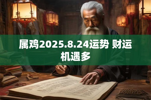 属鸡2025.8.24运势 财运机遇多