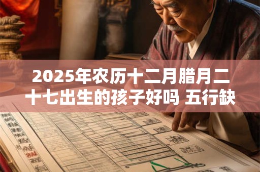 2025年农历十二月腊月二十七出生的孩子好吗 五行缺什么