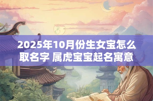 2025年10月份生女宝怎么取名字 属虎宝宝起名寓意佳