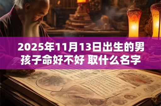 2025年11月13日出生的男孩子命好不好 取什么名字好