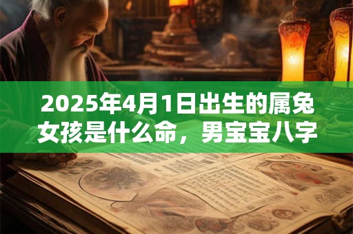 2025年4月1日出生的属兔女孩是什么命，男宝宝八字命运分析