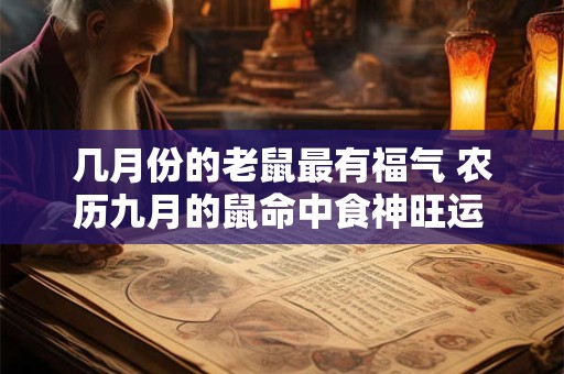 详细阅读:几月份的老鼠最有福气 农历九月的鼠命中食神旺运 吉神护佑 几月份的老鼠最有福气 农历九月的鼠命中食神旺运 吉神护佑