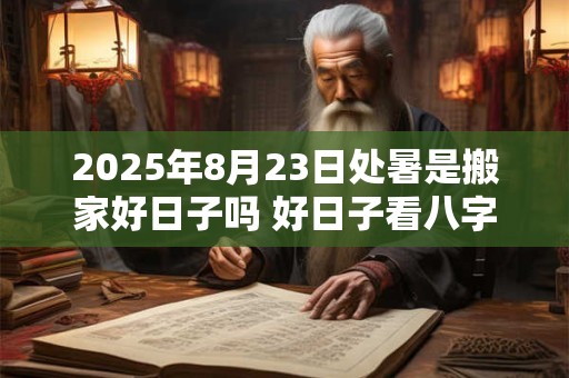 2025年8月23日处暑是搬家好日子吗 好日子看八字