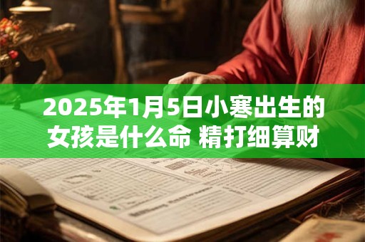 2025年1月5日小寒出生的女孩是什么命 精打细算财源滚滚