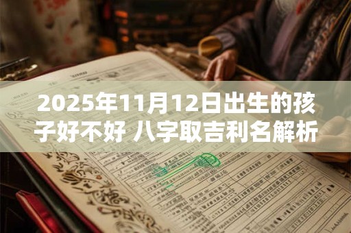 2026年11月12日出生的孩子好不好 八字取吉利名解析