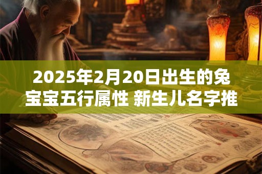 2025年2月20日出生的兔宝宝五行属性 新生儿名字推荐