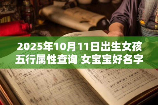 2025年10月11日出生女孩五行属性查询 女宝宝好名字合集