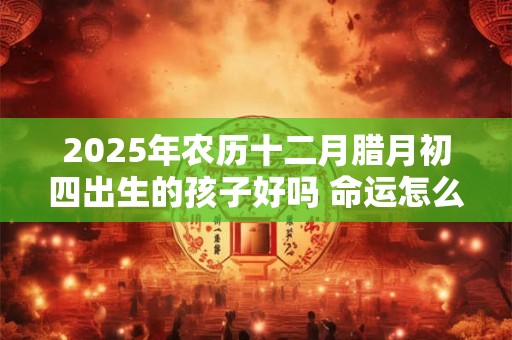 2025年农历十二月腊月初四出生的孩子好吗 命运怎么样