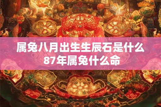 属兔八月出生生辰石是什么 87年属兔什么命 属兔八月出生生辰石是什么 87年属兔什么命