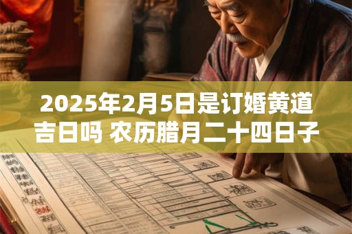 2025年2月5日是订婚黄道吉日吗 农历腊月二十四日子好吗