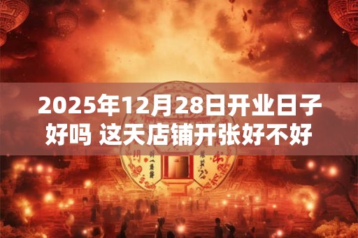 2025年12月28日开业日子好吗 这天店铺开张好不好