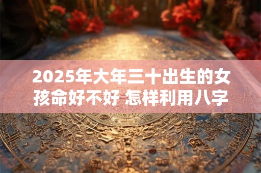2025年大年三十出生的女孩命好不好 怎样利用八字取名字