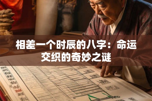相差一个时辰的八字：命运交织的奇妙之谜
