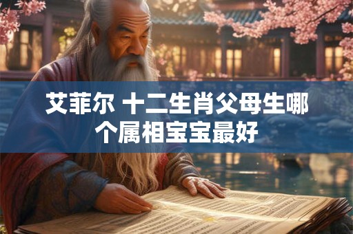 艾菲尔 十二生肖父母生哪个属相宝宝最好