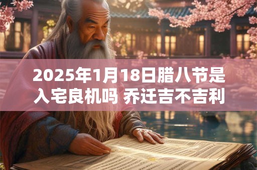 2025年1月18日腊八节是入宅良机吗 乔迁吉不吉利