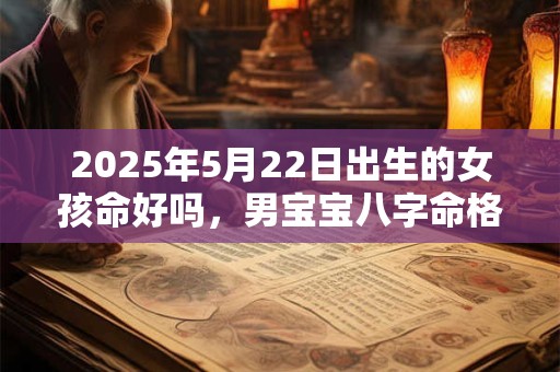 2025年5月22日出生的女孩命好吗，男宝宝八字命格