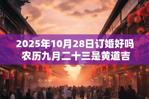 2025年10月28日订婚好吗 农历九月二十三是黄道吉日吗