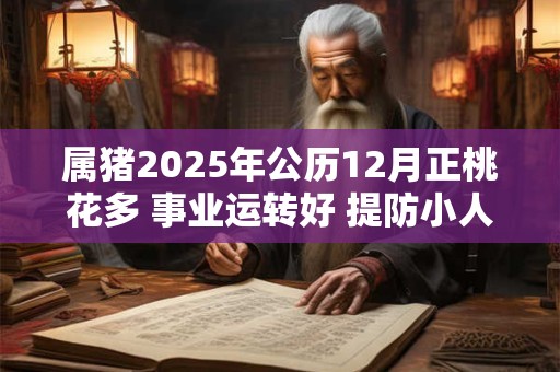 属猪2025年公历12月正桃花多 事业运转好 提防小人 属猪2025年公历12月正桃花多 事业运转好 提防小人