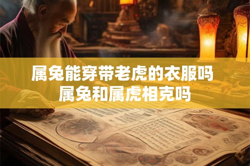属兔能穿带老虎的衣服吗 属兔和属虎相克吗