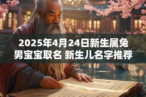 详细阅读:2025年4月24日新生属兔男宝宝取名 新生儿名字推荐 2025年4月24日新生属兔男宝宝取名 新生儿名字推荐