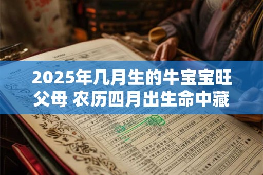 2025年几月生的牛宝宝旺父母 农历四月出生命中藏富贵