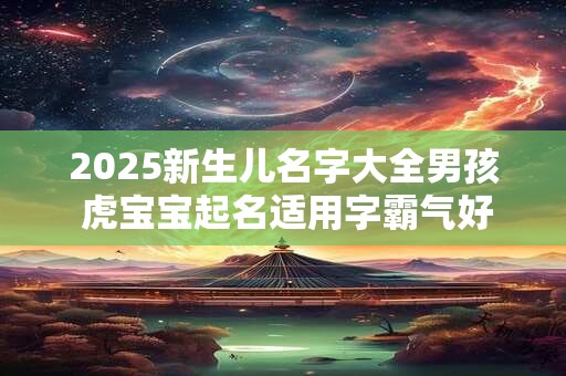 2025新生儿名字大全男孩 虎宝宝起名适用字霸气好听