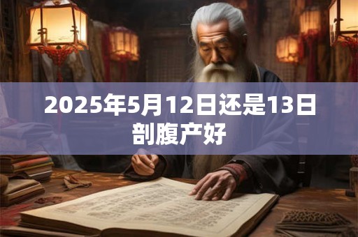 2026年5月12日还是13日剖腹产好 2026年5月12日还是13日剖腹产好