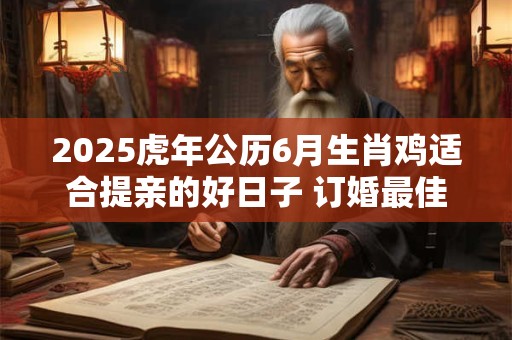 2025虎年公历6月生肖鸡适合提亲的好日子 订婚最佳日子