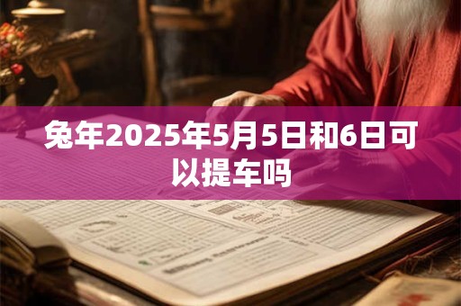 兔年2025年5月5日和6日可以提车吗