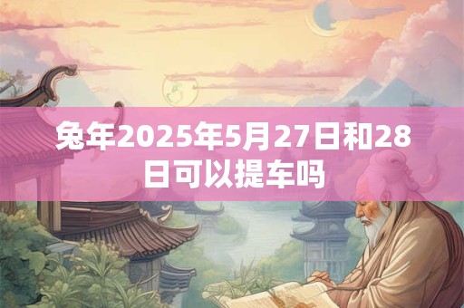 兔年2025年5月27日和28日可以提车吗