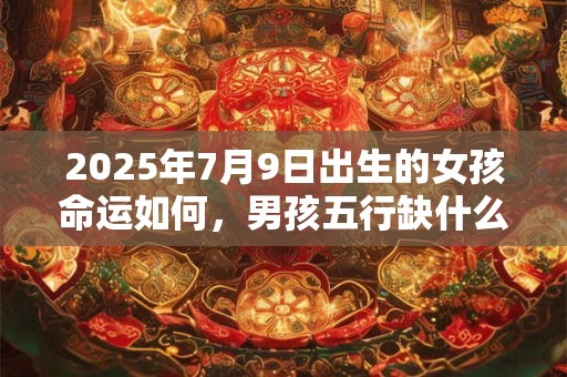 2025年7月9日出生的女孩命运如何，男孩五行缺什么