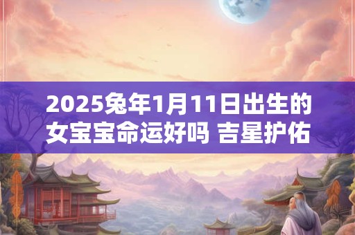 2025兔年1月11日出生的女宝宝命运好吗 吉星护佑财源滚滚