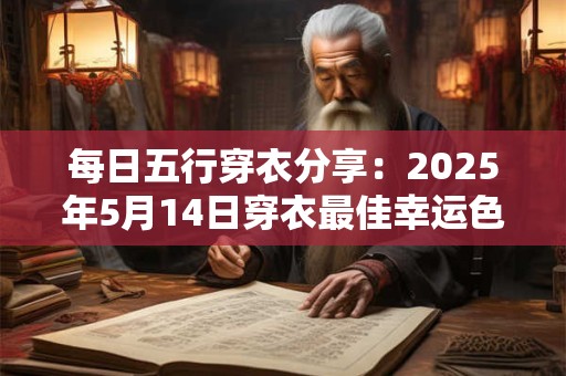 每日五行穿衣分享：2025年5月14日穿衣最佳幸运色