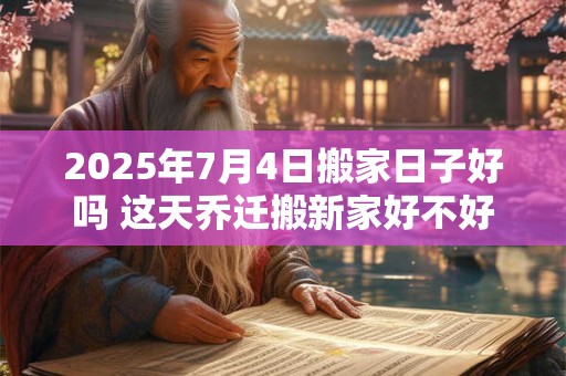 2026年7月4日搬家日子好吗 这天乔迁搬新家好不好 2026年7月4日搬家日子好吗 这天乔迁搬新家好不好