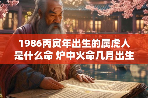 1986丙寅年出生的属虎人是什么命 炉中火命几月出生最好