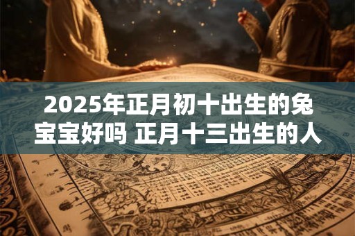 2025年正月初十出生的兔宝宝好吗 正月十三出生的人很特殊