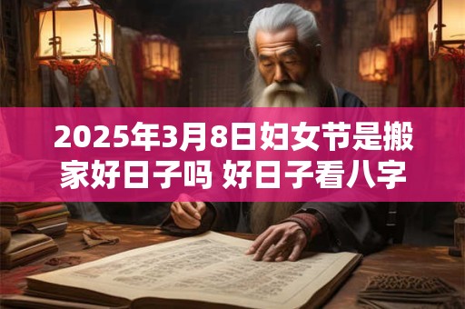 2025年3月8日妇女节是搬家好日子吗 好日子看八字