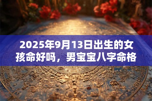 2025年9月13日出生的女孩命好吗，男宝宝八字命格