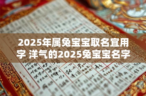 2025年属兔宝宝取名宜用字 洋气的2025兔宝宝名字